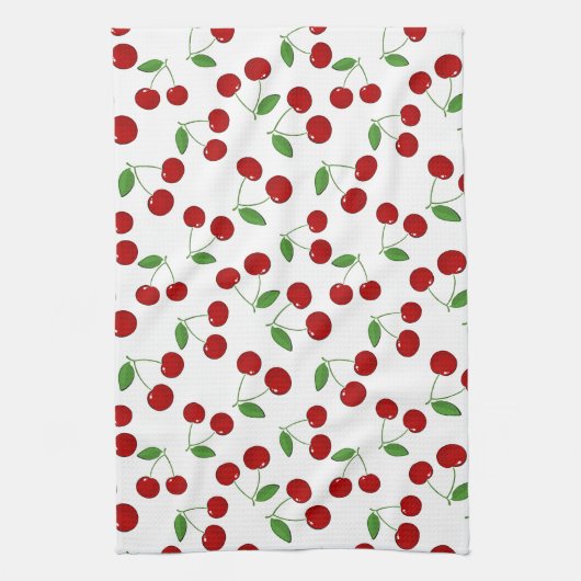 Cerises Design Serviette de cuisine (Vertical)