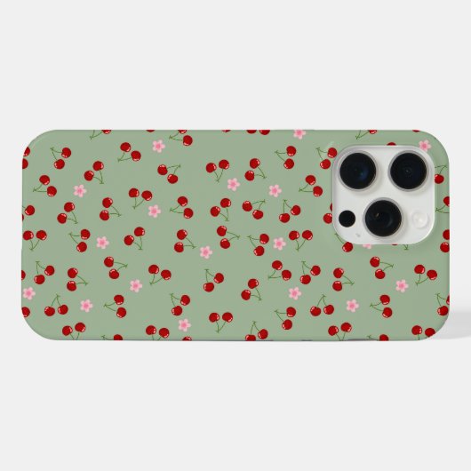 Cerises Et Fleurs (Verso Horizontal)