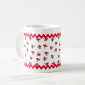 Cerises et ric Rac Mug (Devant gauche)