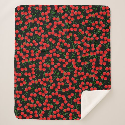 Cerises Jubilee - Moyenne couverture Sherpa (Devant)