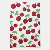 Cerises Microfibre Serviette de cuisine (Vertical)