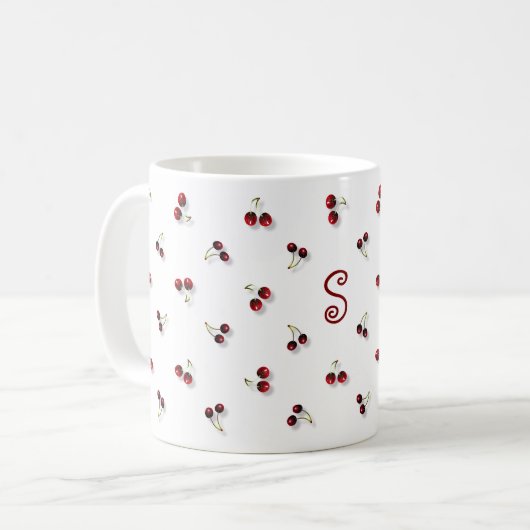 Cerises Mug (Devant gauche)