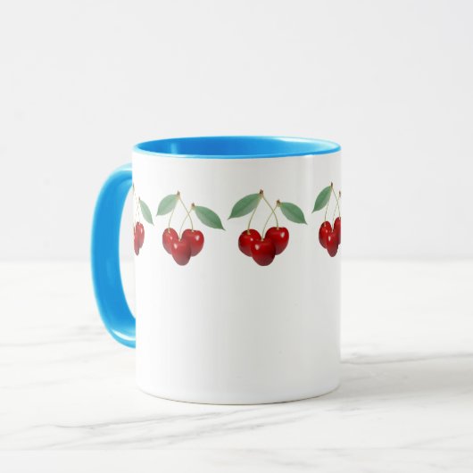 Cerises Mug (Devant gauche)