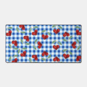 Cerises Rétro Et En vichy Bleu (Recto)