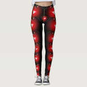 Cerises rouges Jouer Leggings - Vos Couleurs (Devant)