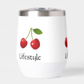 Cerises rouges sur Arrière - plan blanc Personnali (Avant)