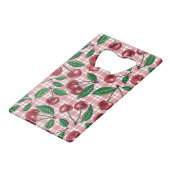 Cerises rouges sur en vichy rose (Devant Angle)