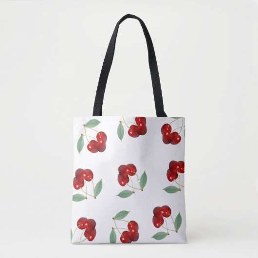 Cerises sur tout le Sac fourre-tout d'impression (Devant)