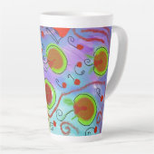 cerises Tasse à boire un latte (Angle droit)