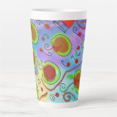 cerises Tasse à boire un latte (Devant)