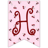 Cerises Thème Premier Anniversaire Bannière Bund (Deuxième drapeau)