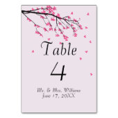 Cerisier en fleur - Carte Table (Par défaut)