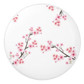 cerisier fleur boutons céramiques imprimés (Devant)