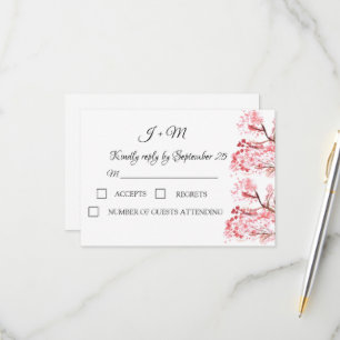 Cerisier Fleur rose Fleur mariage RSVP