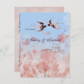 Cerisier Sakura et Programme des hirondelles de l' (Devant / Derrière)