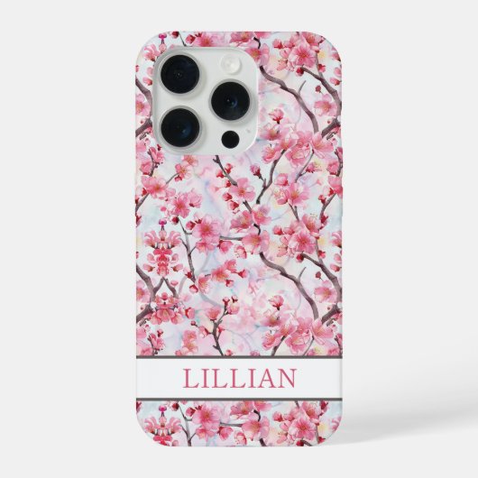 Cerisiers Fleuris Sakura Monogrammés (Verso)