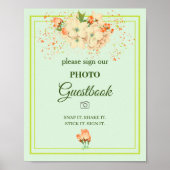 Cerisiers roses en fleurs, Livre d'or de mariage (Devant)