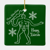 Cerne Giant kerstboom Keramisch Ornament (Achterkant)