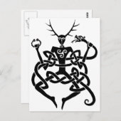 cernunnos briefkaart (Voorkant / Achterkant)