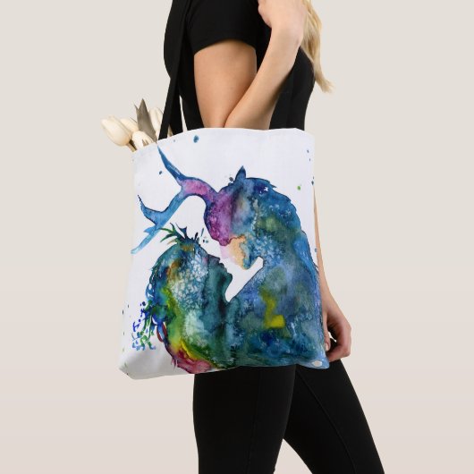 Cernunnos en Maiden Canvas tas (Dichtbij)