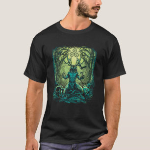Cernunnos Keltische Folklore Pagan Ierse Mythologi T-shirt