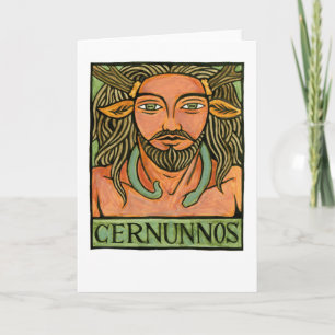 Cernunnos Wenskaart Kaart