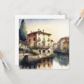 Cernusco sul Naviglio, Italië Kaart (Voorkant / Achterkant in situ)