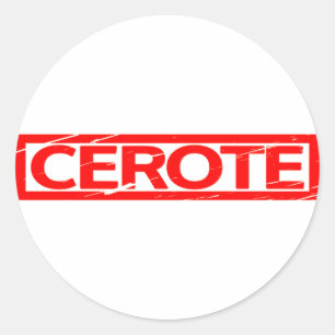 Cerote Stamp Ronde Sticker