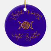 Cerridwen Celtic Wiccan Yule Ornament (Achterkant)