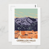 Cerrillos Hills State Park New Mexico Briefkaart (Voorkant / Achterkant)