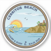 Cerritos Beach Baja California Sur Mexico Sticker (Voorkant)