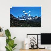 Cerro Fitz Roy Poster (Thuiskantoor)