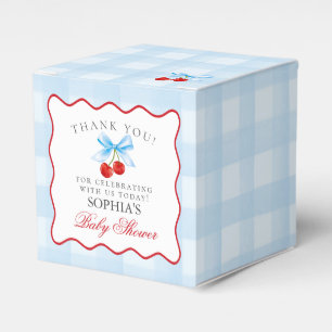 Cerry Sweet Blue Coquette Baby shower Ballotins