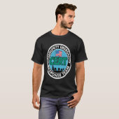CERT Response Team Witte Rug Print T-shirt (Voorkant volledig)