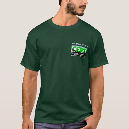 CERT T T-shirt (groen) (Voorkant)