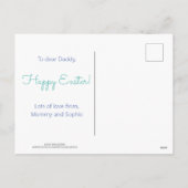 Certain Lapin T'aime Pâques modèle personnalisé av (Dos)