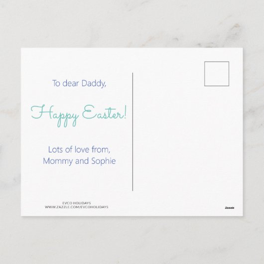 Certain Lapin Vous Aime Modèle de Photo Personnali (Dos)