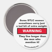 Certaines femmes de STLC portent un aimant d'AVERT (Recto/Verso)