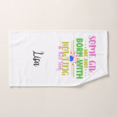 Certaines Filles Viennent De Naître Avec Bowling D (Serviette à main)