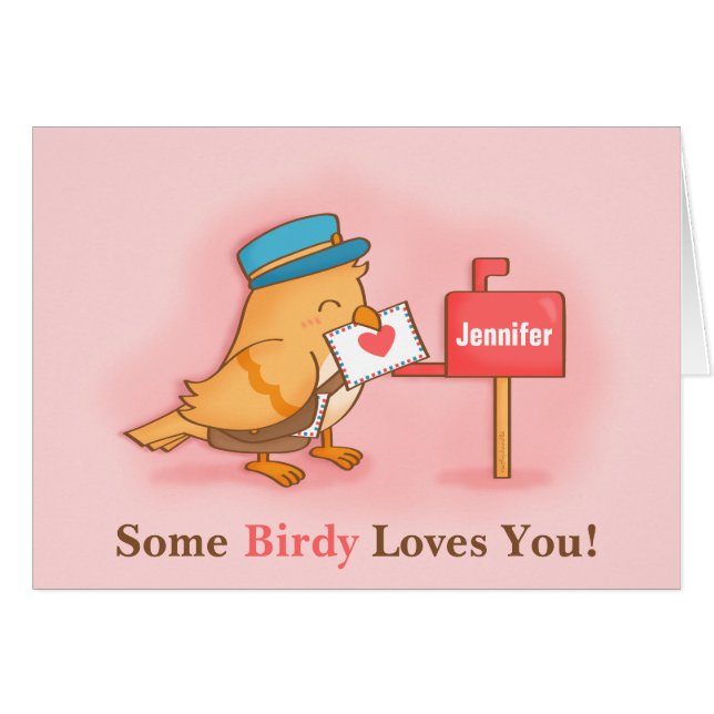 Certains Birdy Vous Aime Mignonne Amour Confession (Devant horizontal)