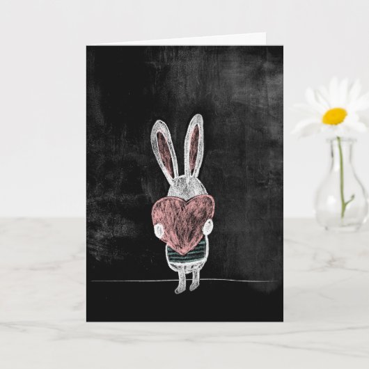 Certains Bunny Vous Aime, Carte De Voeux De Pâques (Petite plante)