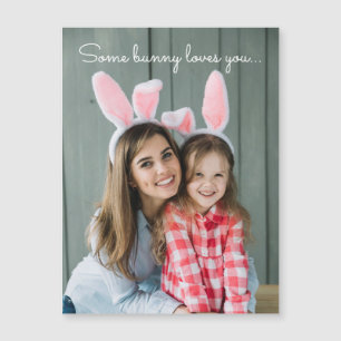 Certains Bunny Vous Aime Modèle photo Personnalisé