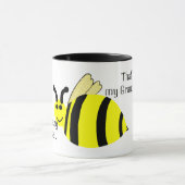 Certains Buzzy m'aime Bumble Bee Mug Nom de la PER (Centre)