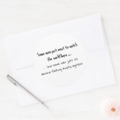 Certains hommes autour autocollant (Enveloppe)