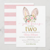 Certains Lapin a Deux Ans Invitation - Oreilles de (Devant / Derrière)