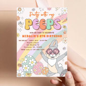 Certains Lapin Fait Une Fête Invitation Anniversai