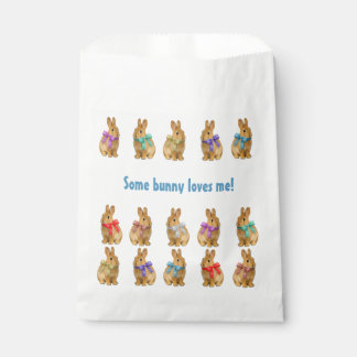 Certains lapins m'aiment ! Sacs de faveur