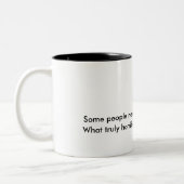 Certains ne deviennent jamais folles tasse de (Gauche)