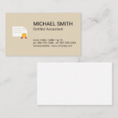 Certificaat (Voorkant / Achterkant)