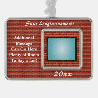 Certificaat-, diplomaat- of bekroonde versiering verzilverd kader ornament